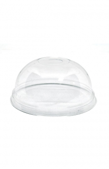 Dome lid ø92 mm U-cut | 500 pcs/case