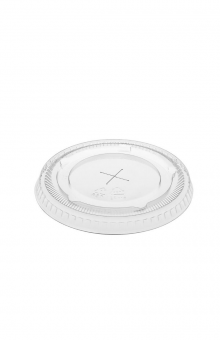 Flat lid ø92 mm with cross | 500 pcs/case