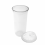 Strawless lid ø92 mm + Oval Cup 24 oz ø92 mm | 500 set