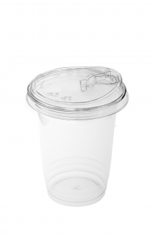 Strawless lid ø98 mm + Cup 16/18 oz ø98.5 mm | 500 set